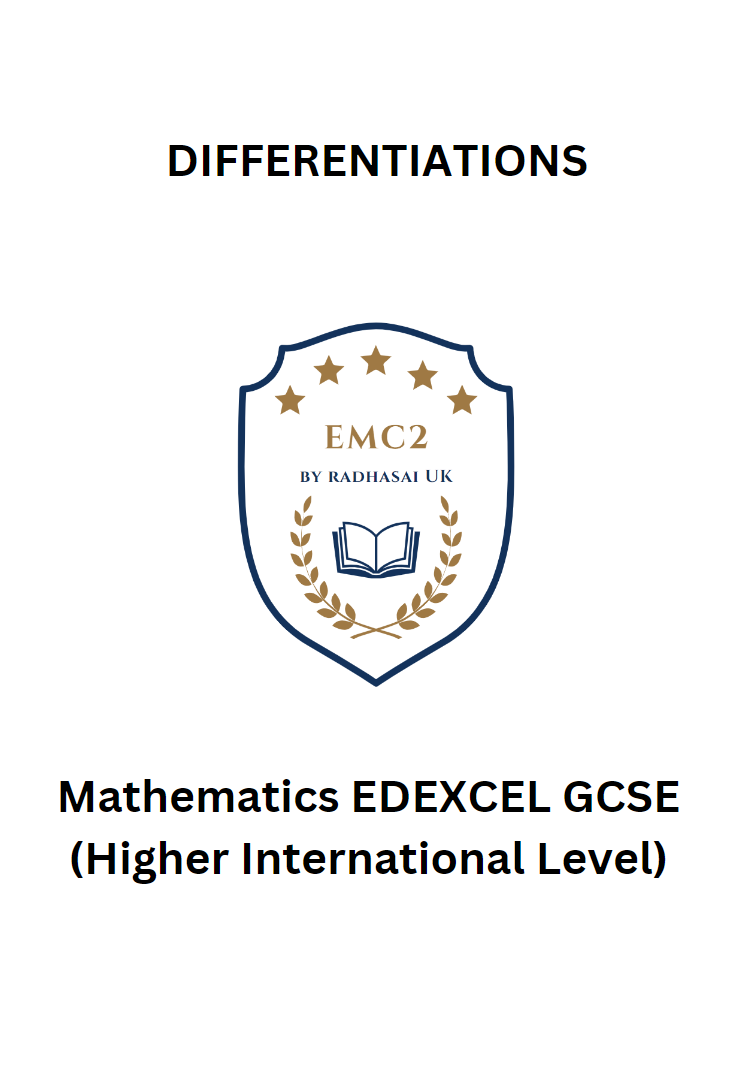 DIFFERENTIATIONS (Mathematics EDEXCEL GCSE)