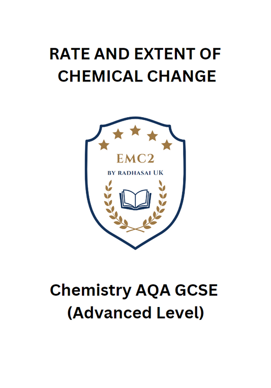 RATE AND EXTENT OF CHEMICAL CHANGE (Chemistry AQA GCSE)